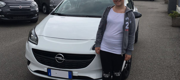 Opel Corsa della mamma di Alessia