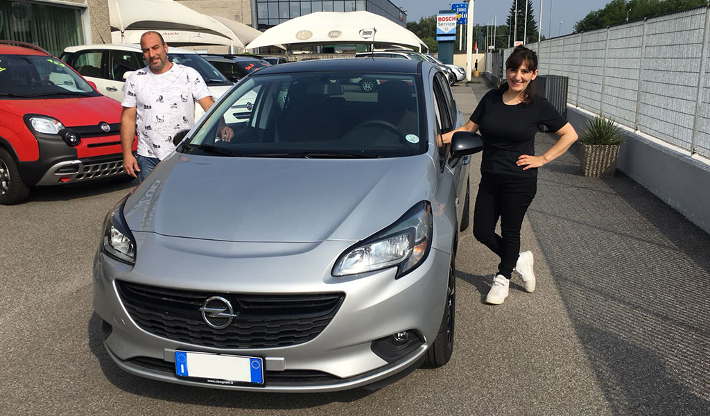 Soddisfazioni Clienti 2018 Opel Corsa BiColor Lucia e Antonio