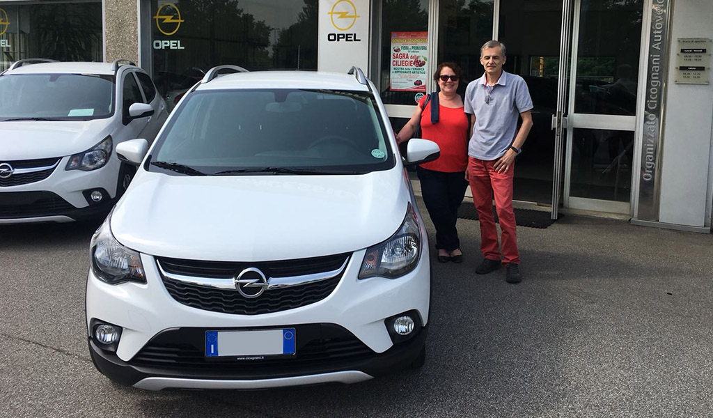 Opel Karl Rocs Anna e Pierluigi